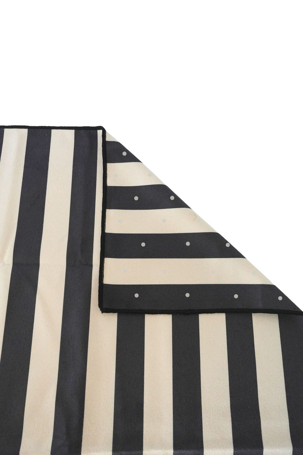 Beige Striped Mat Towel