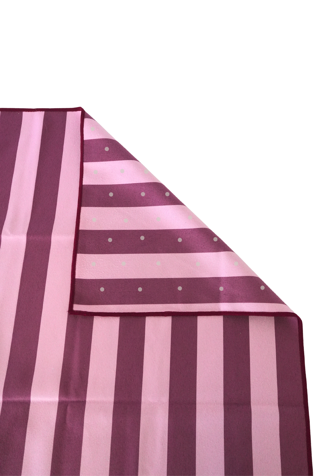 Pink Striped Mat Towel