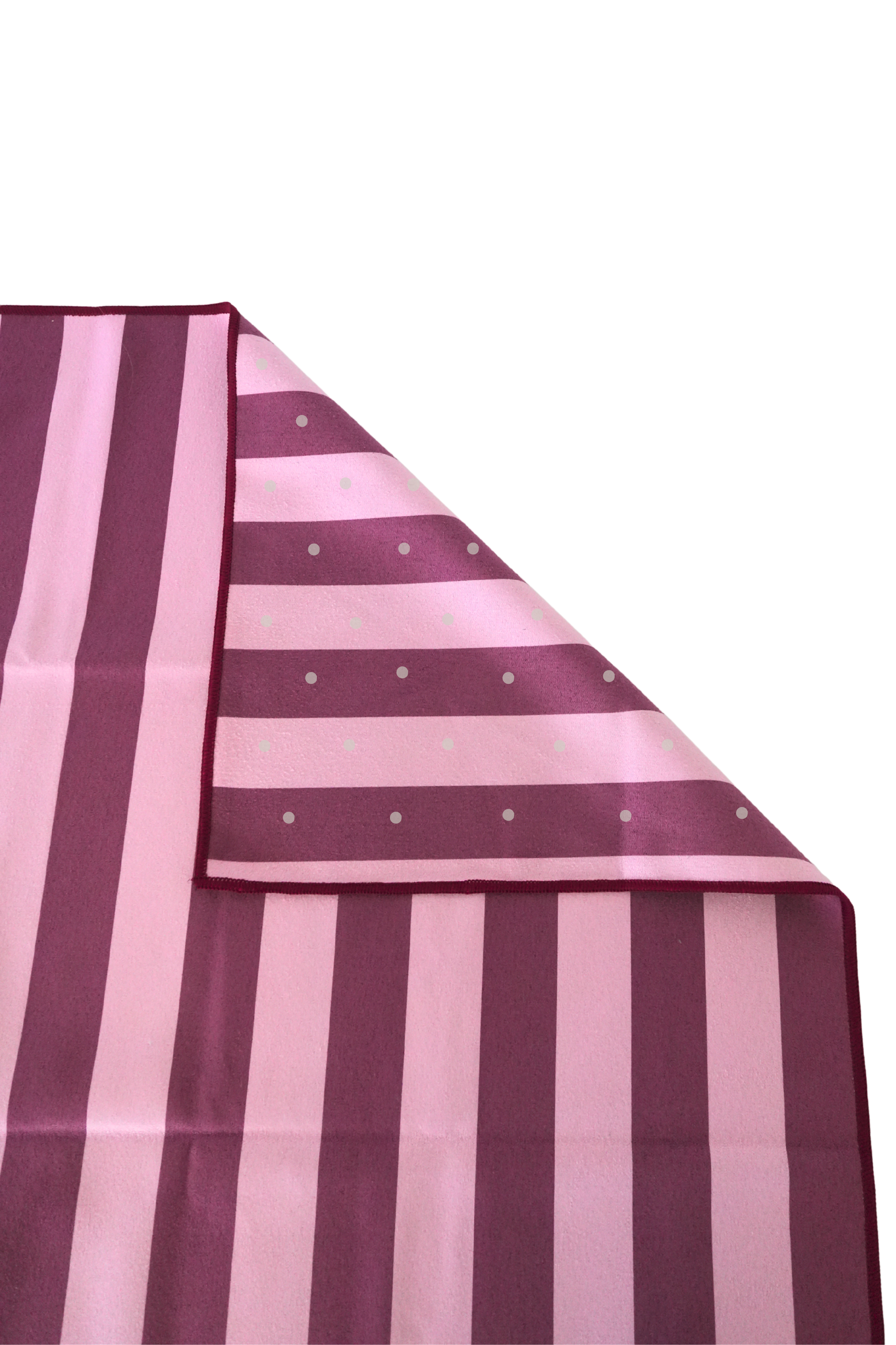 Pink Striped Mat Towel
