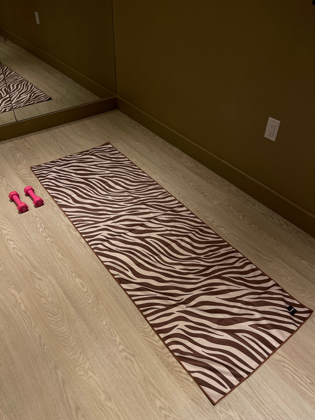 Zebra Mat Towel