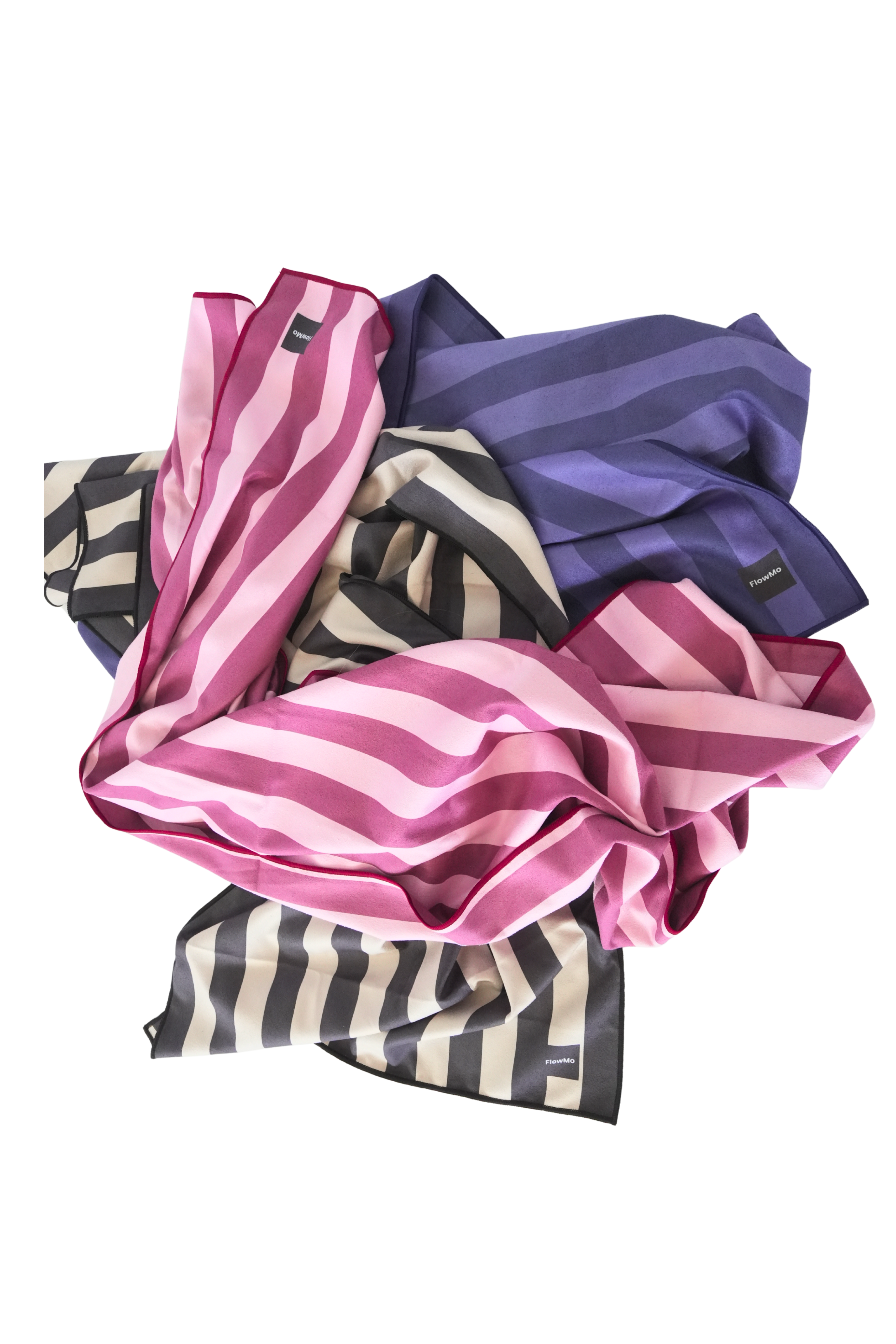 Pink Striped Mat Towel